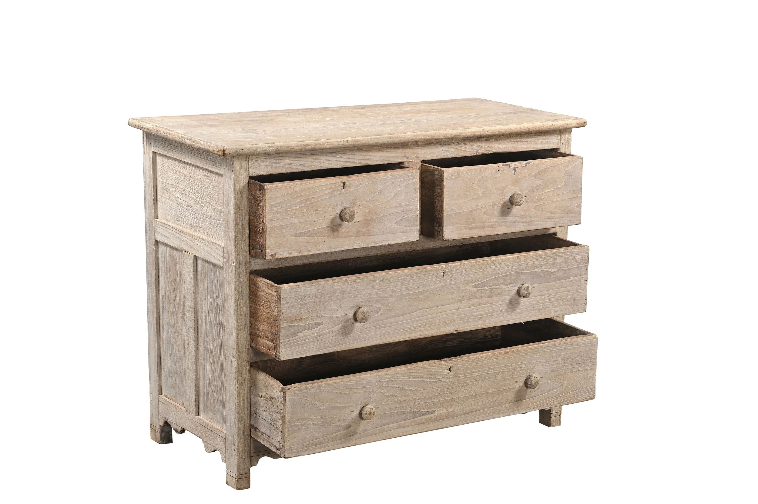 chest of draws sun bleached teak, bedroom furniture