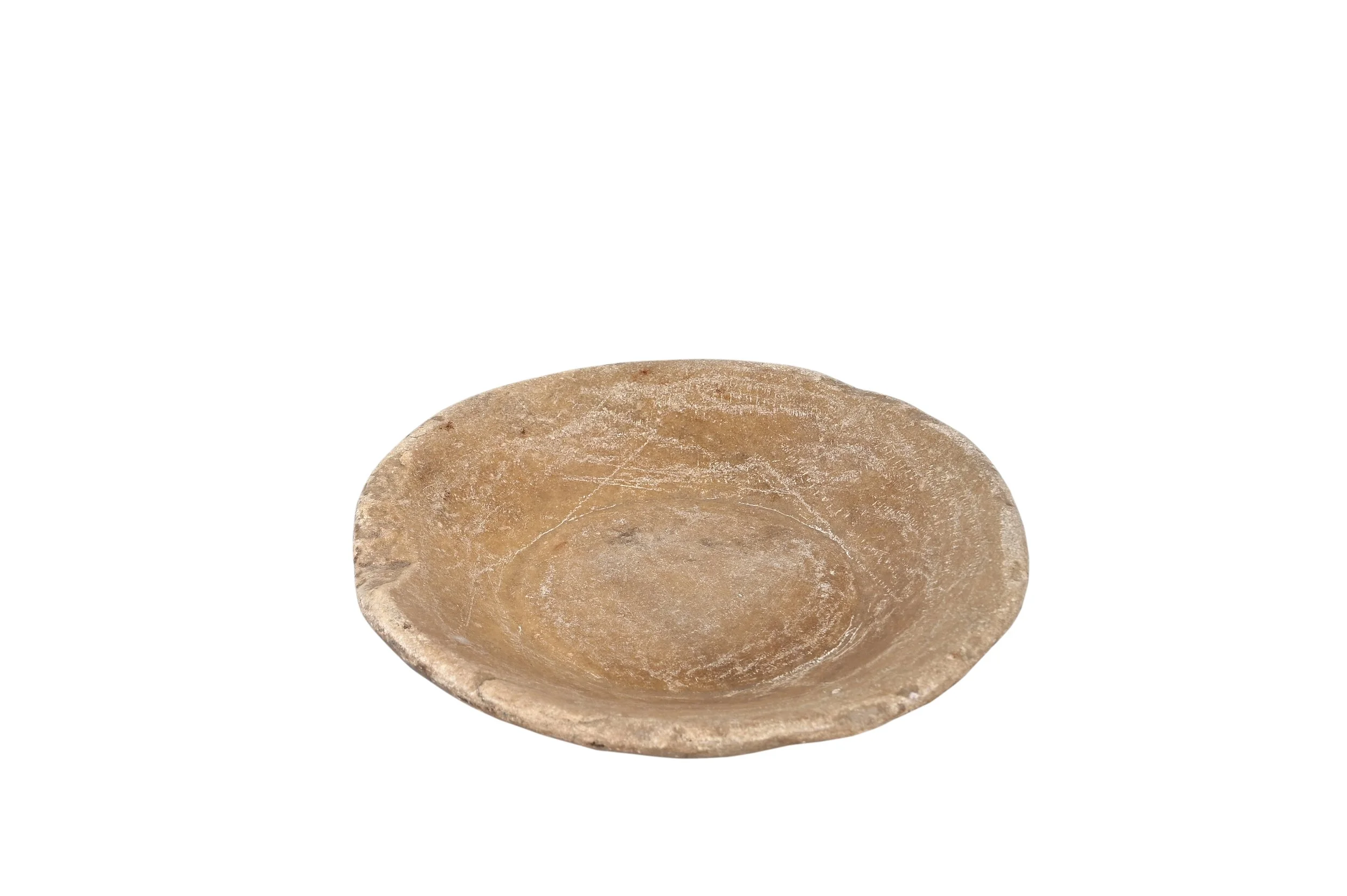 RUSTIC MARBLE OVAL BOWL / 15