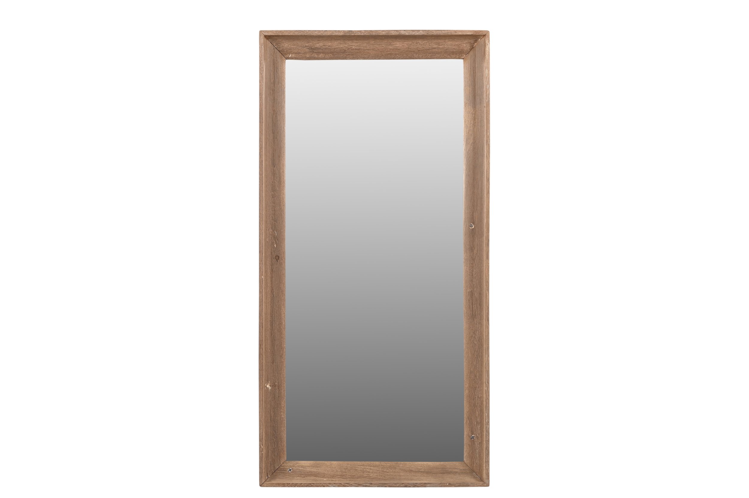 timber mirror frame raw finish dark  , bathroom mirror