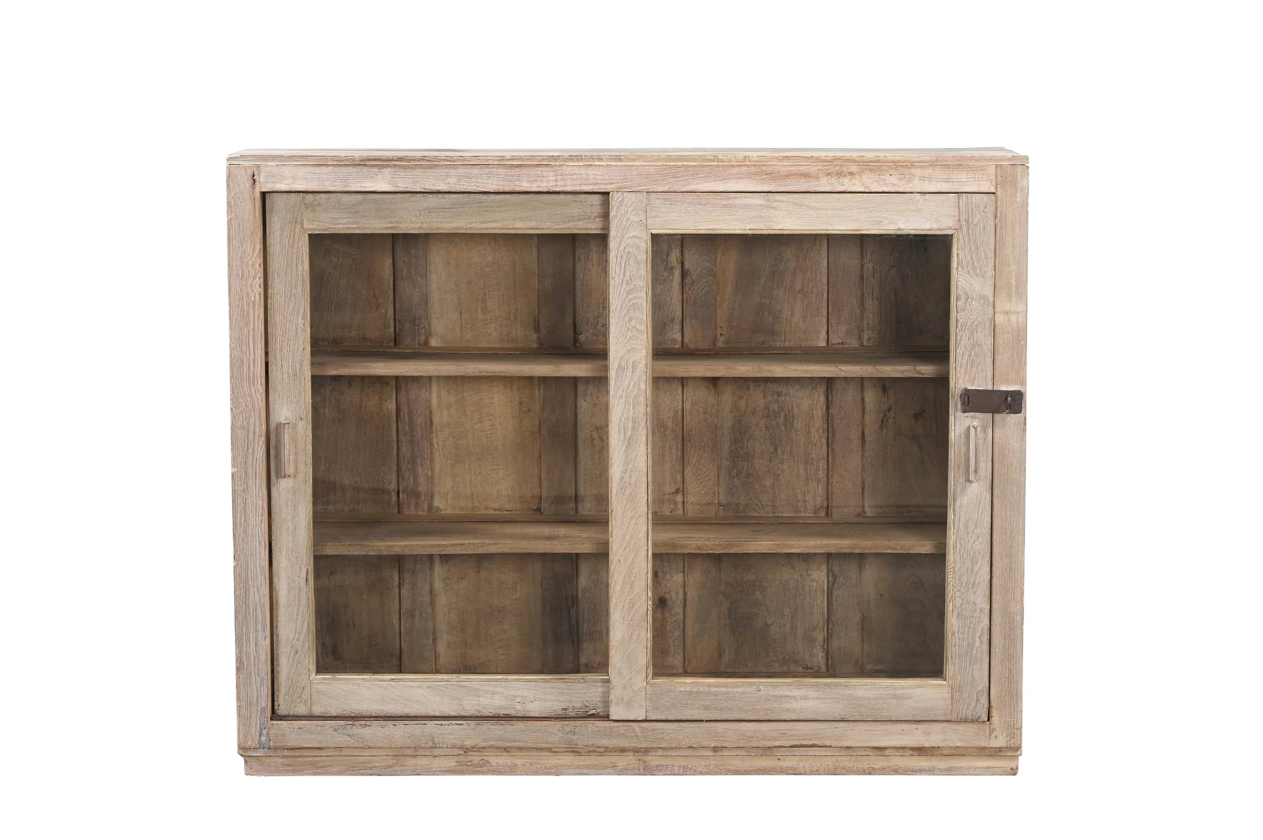 glass cabinet sun bleached teak , bathroom cabinet , bathroom vanity ,