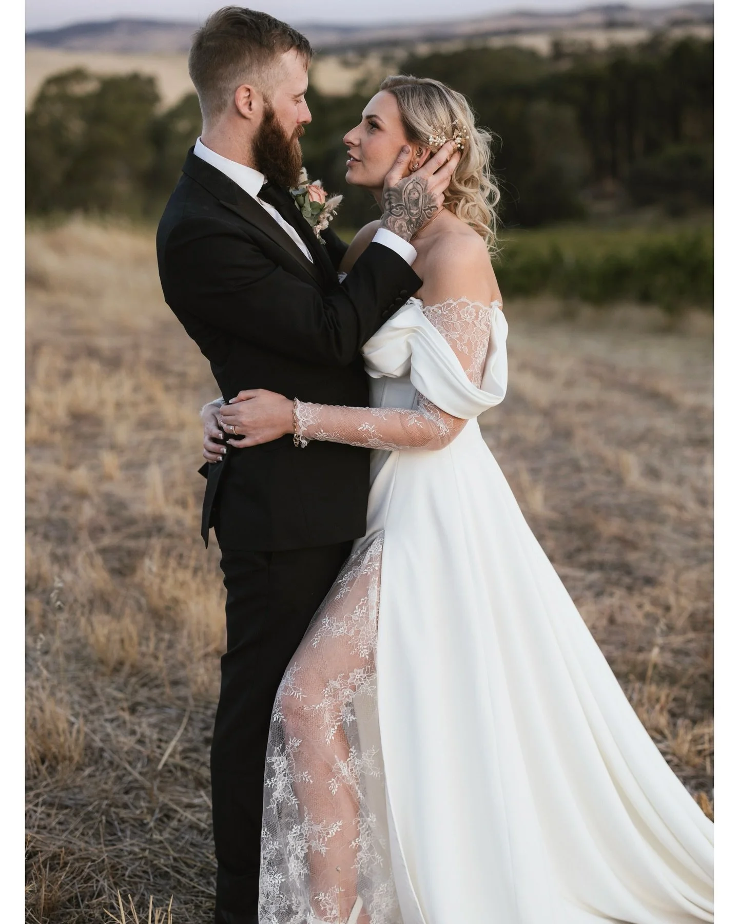 C A S S A N D R A +  G A R E T H

Some wedding days just land perfectly.

Cassandra and Gareth&rsquo;s day at Gomersal Wines had that quiet kind of magic that sneaks up on you.
The kind where the air softens, the vineyard goes golden, and suddenly ev