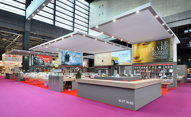 design-stand-groupe-flammarion-agence-narrative