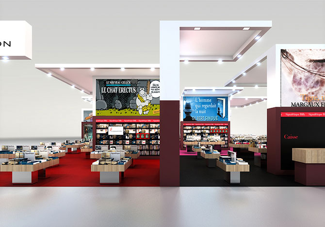 design-stand-groupe-flammarion-agence-narrative