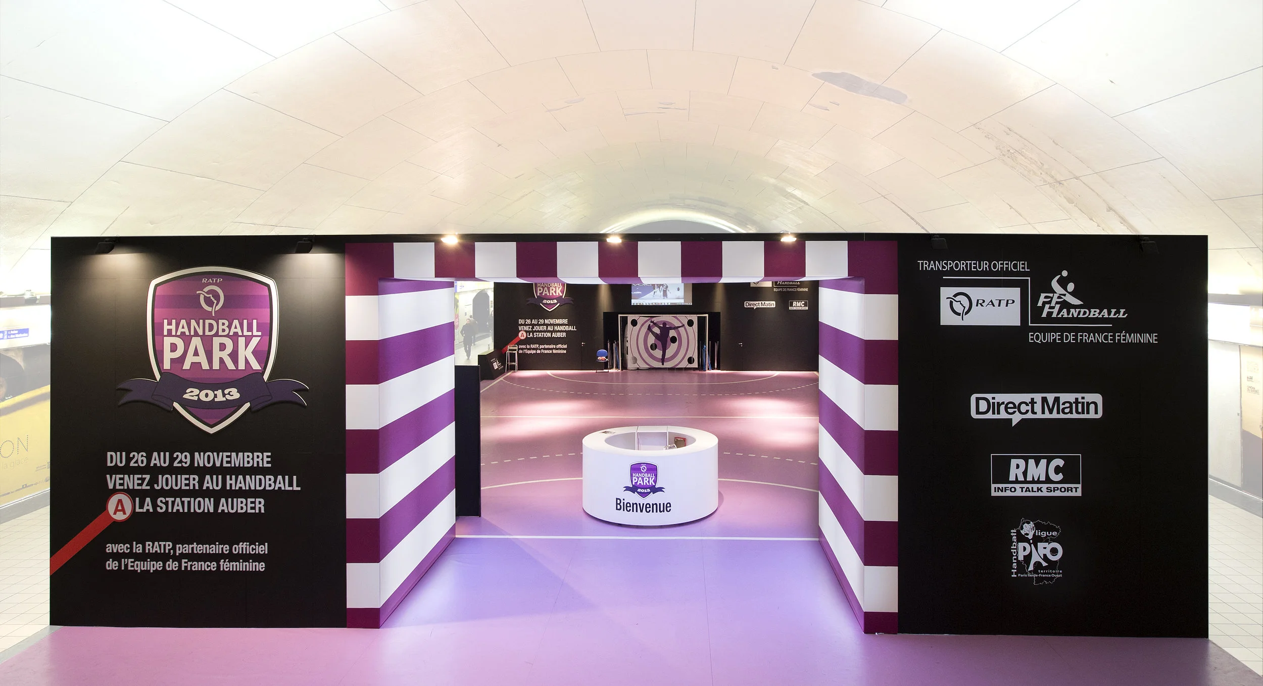 groupe ratp | handball park à la station auber