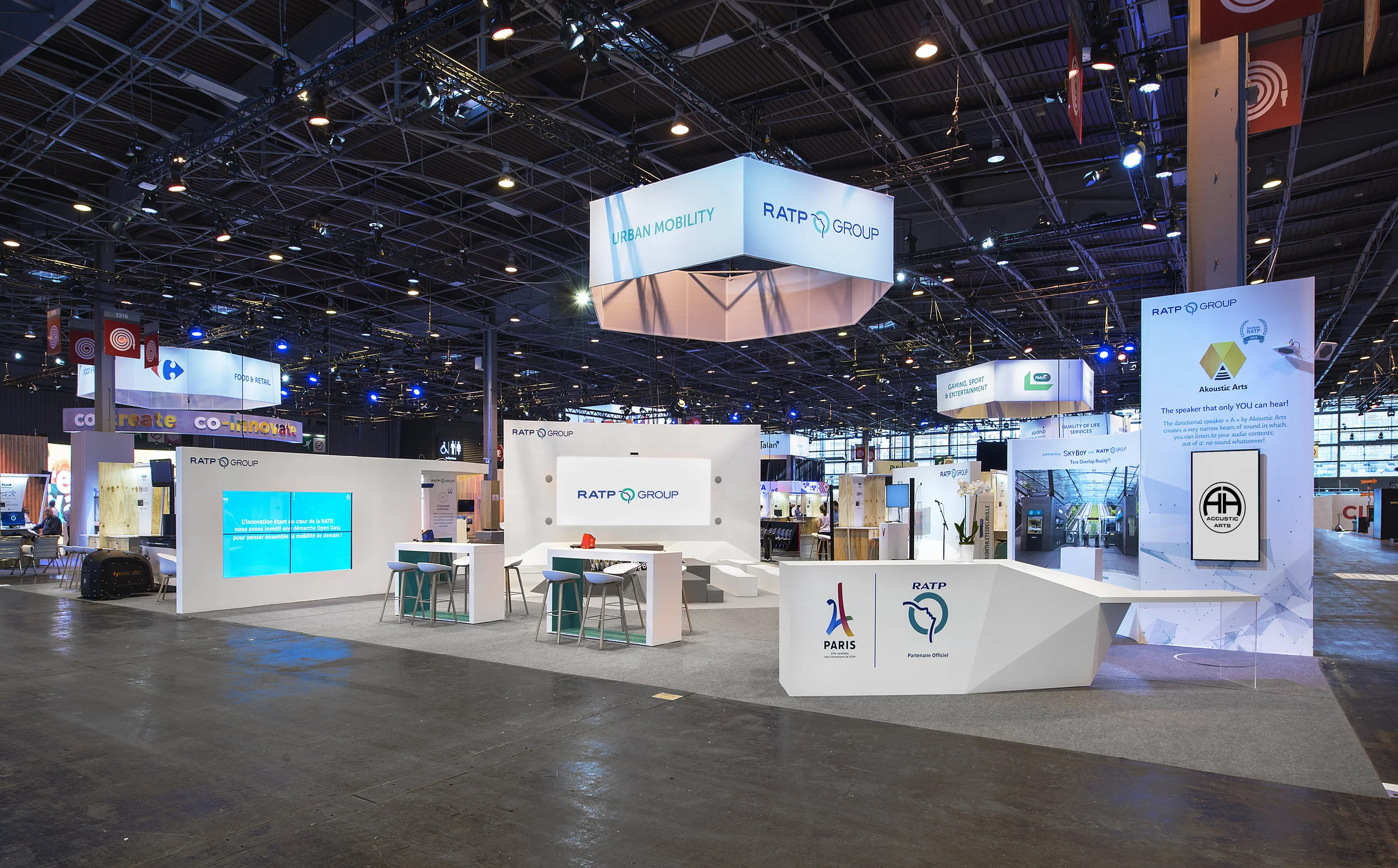 Stand Groupe RATP au salon VivaTechnology