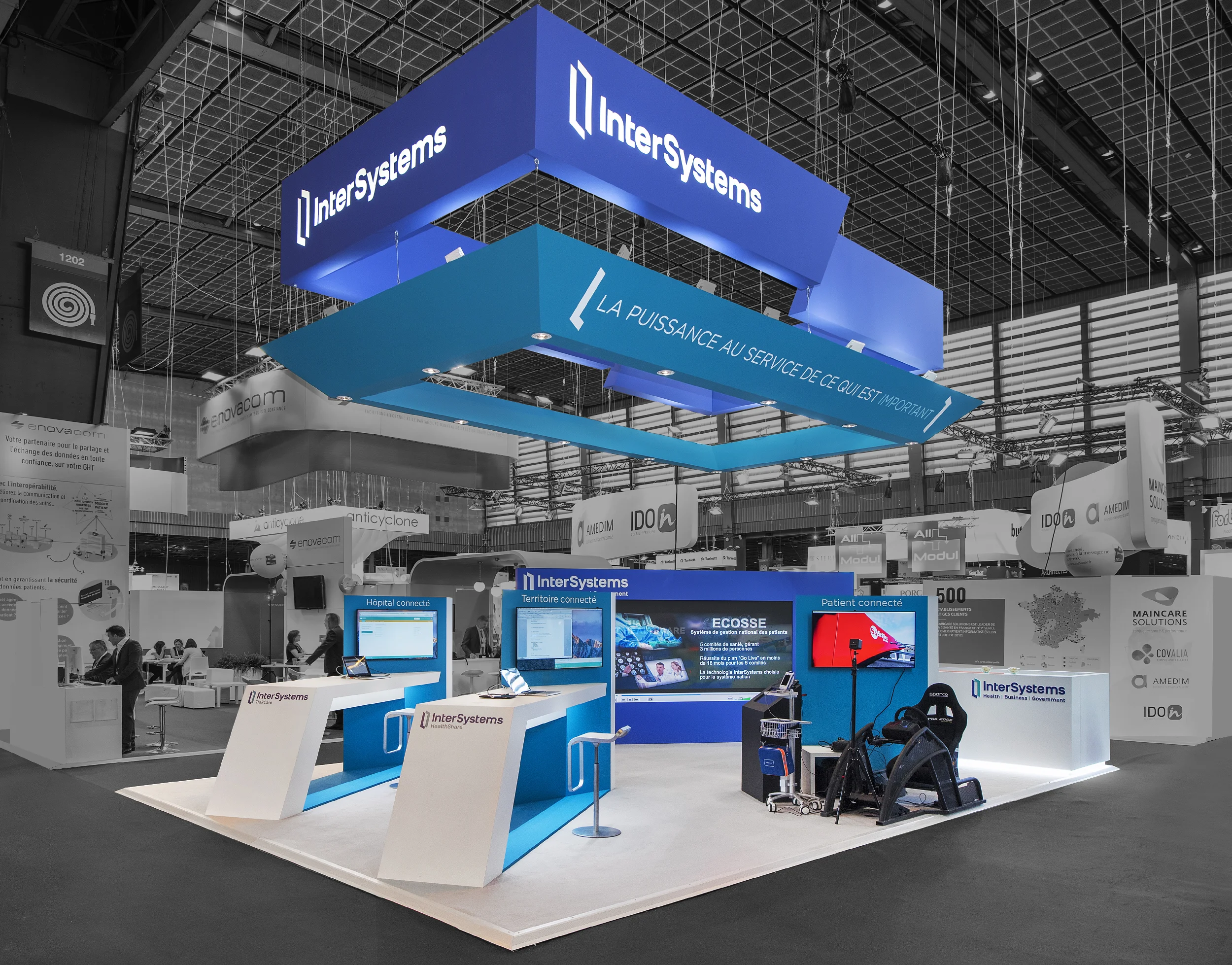 Stand Intersystems au salon HIT 2017