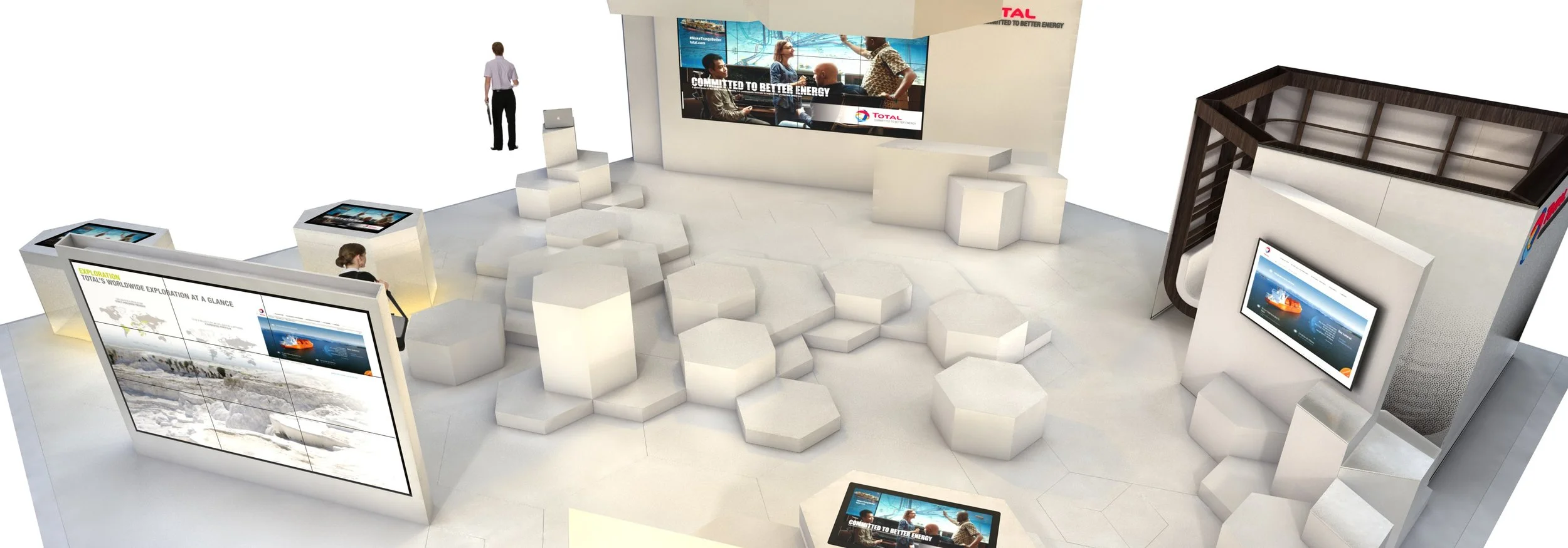Stand Total au salon IPTC