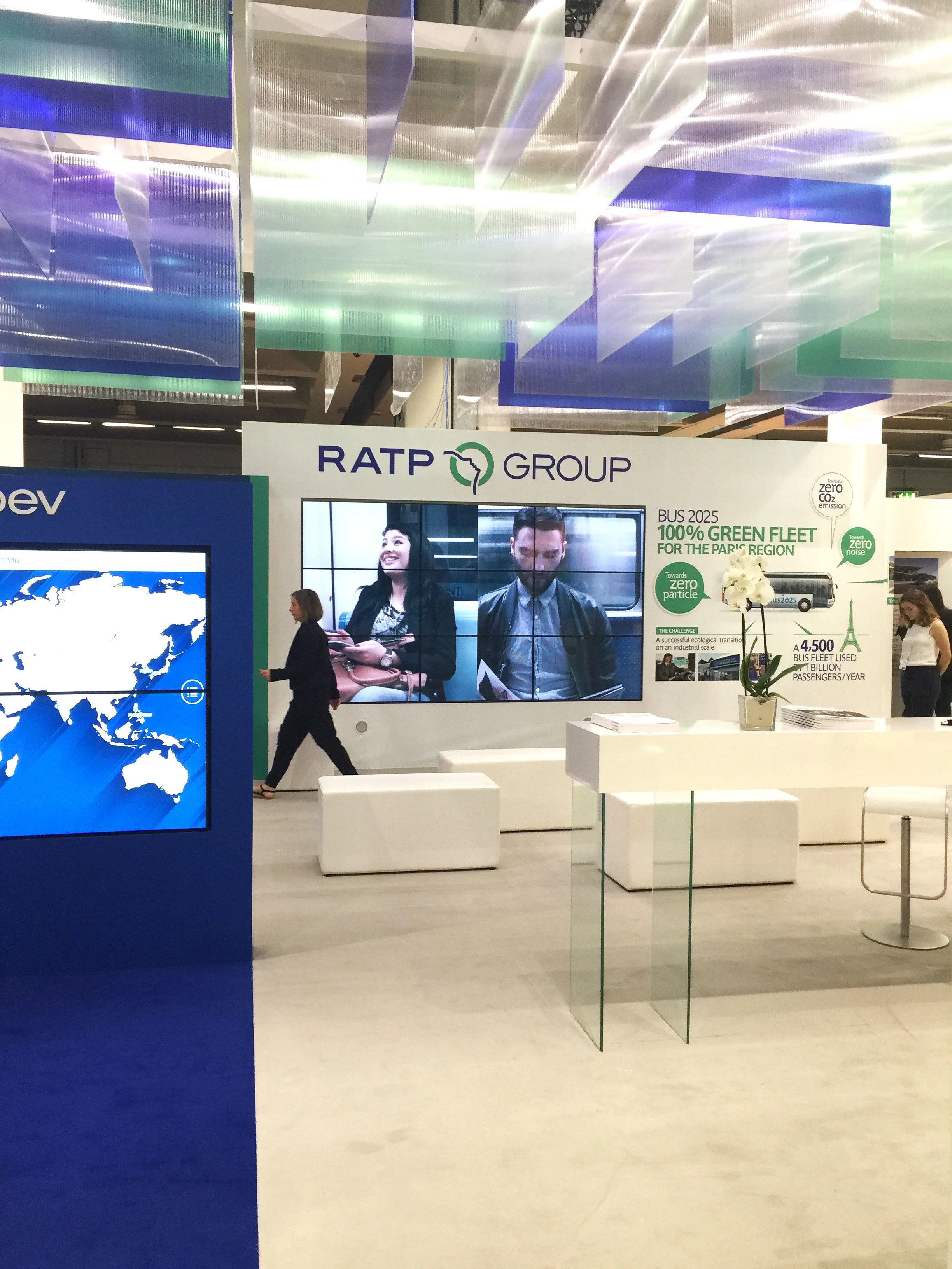 Stand Groupe RATP au salon UTIP de Milan 2015