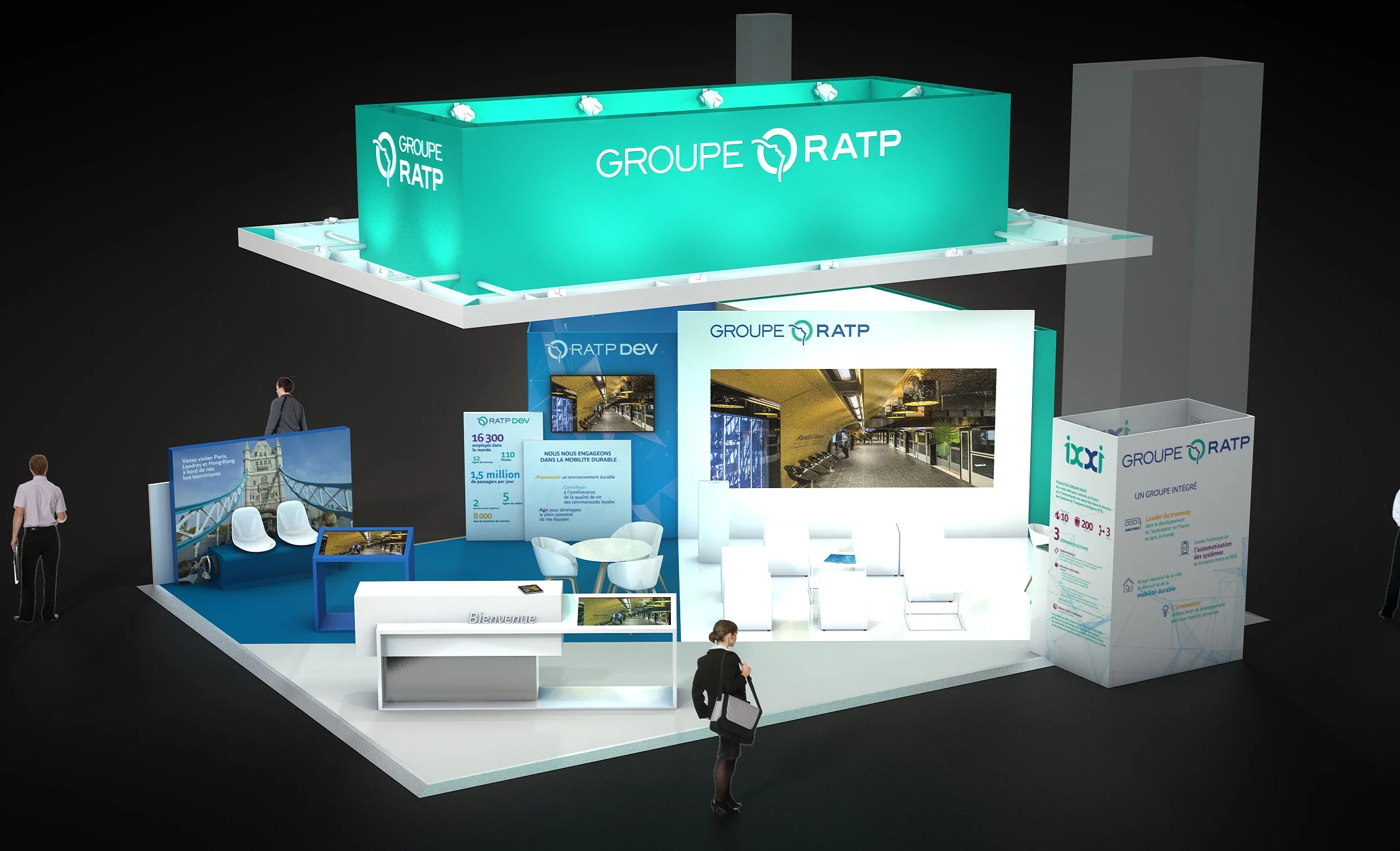 Stand Groupe RATP aux RNTP 2017 à Marseille