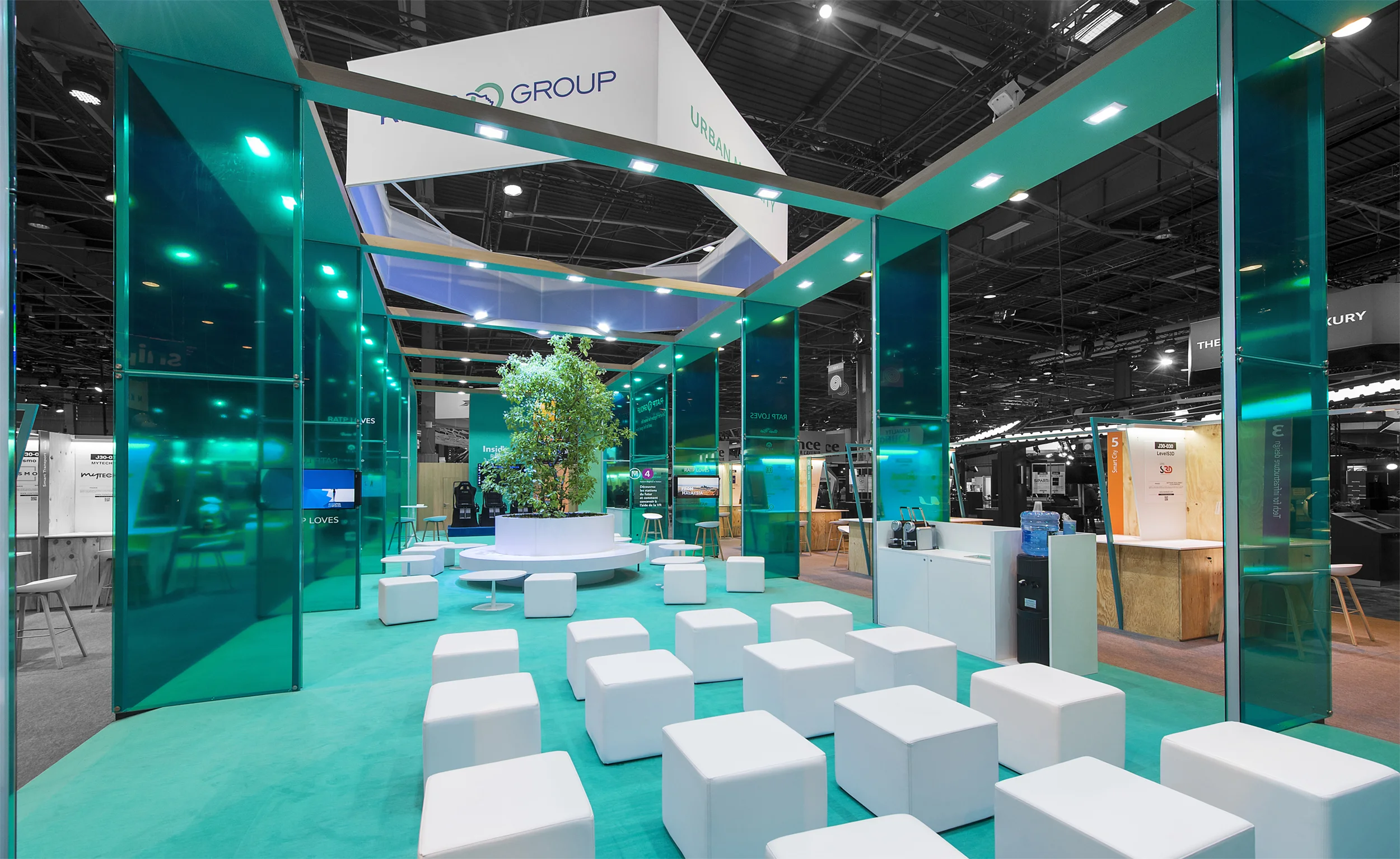 Stand Groupe RATP au salon Vivatechnology 2018