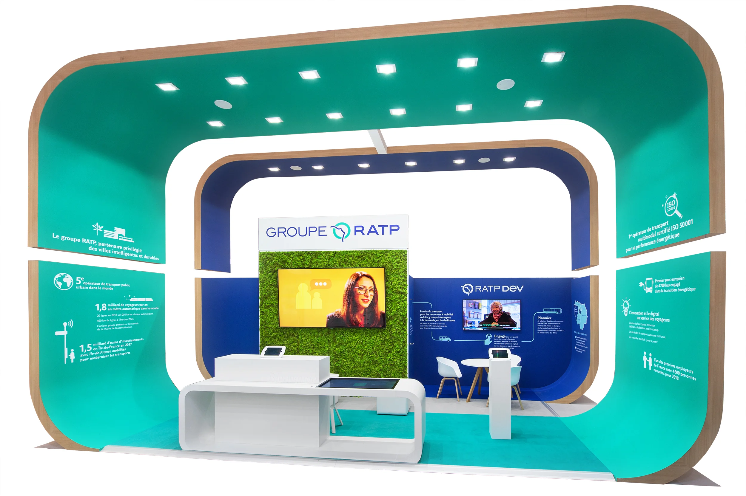 Stand Groupe RATP au salon AMIF 2018