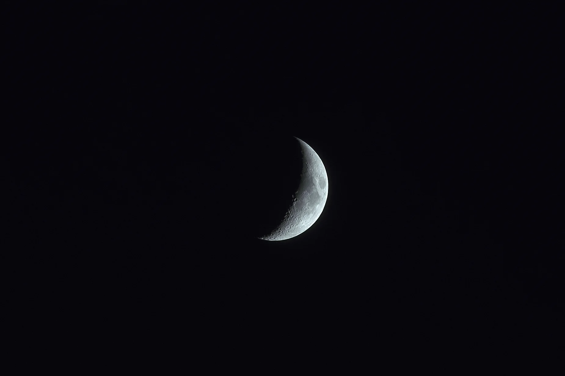 Waxing Crescent PHOTO BY Zachary Hayes