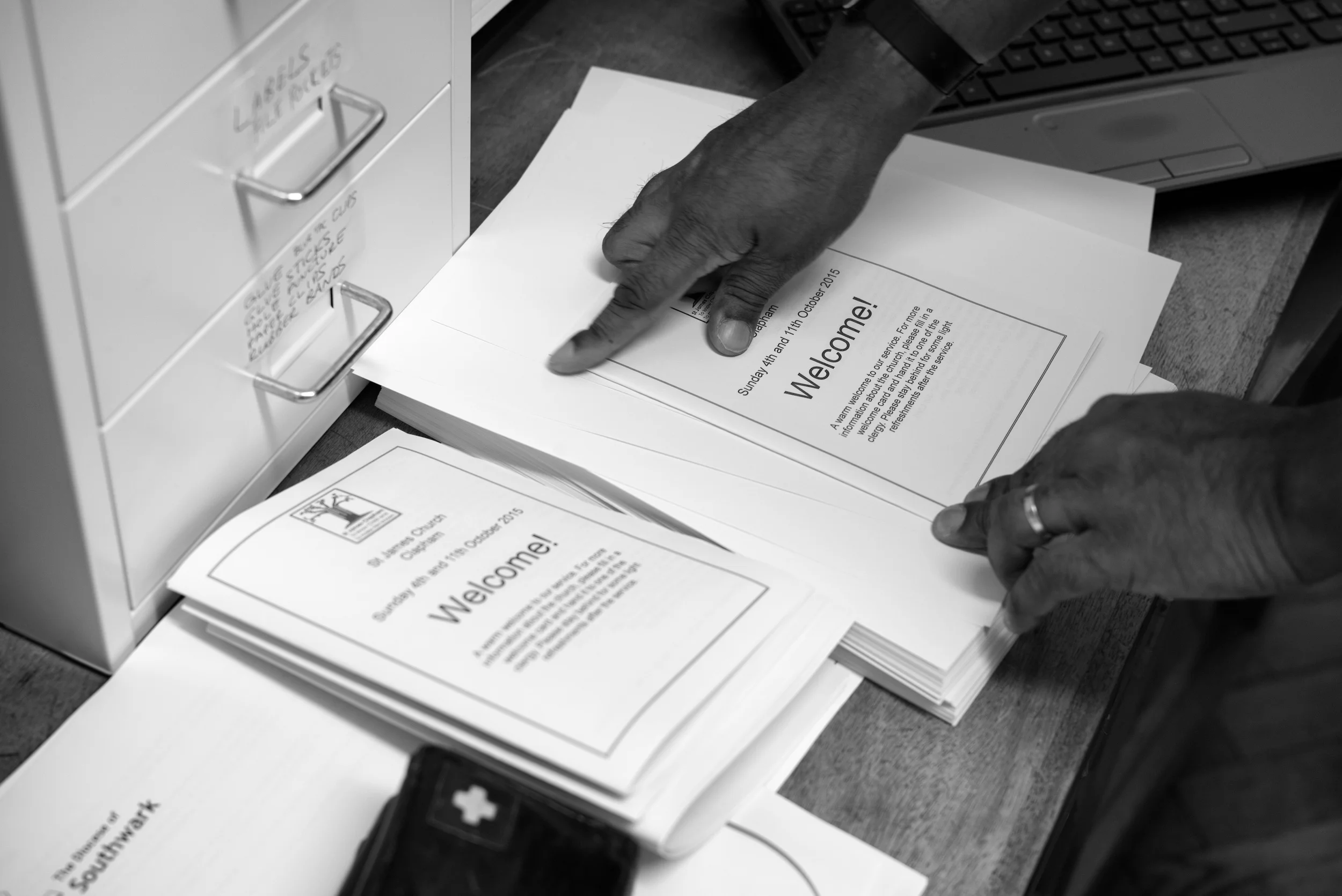 The 'job spec' is extraordinarily broad, from providing spiritual leadership to a middle-aged father dying of cancer, to folding leaflets and worrying about the flooded church basement.