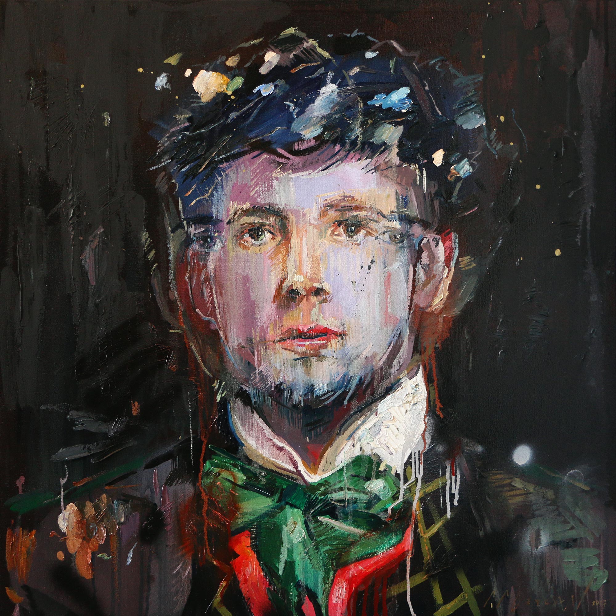 Bind (Teutorigos Sauvageau). Oil on canvas. 80cm x 80cm.