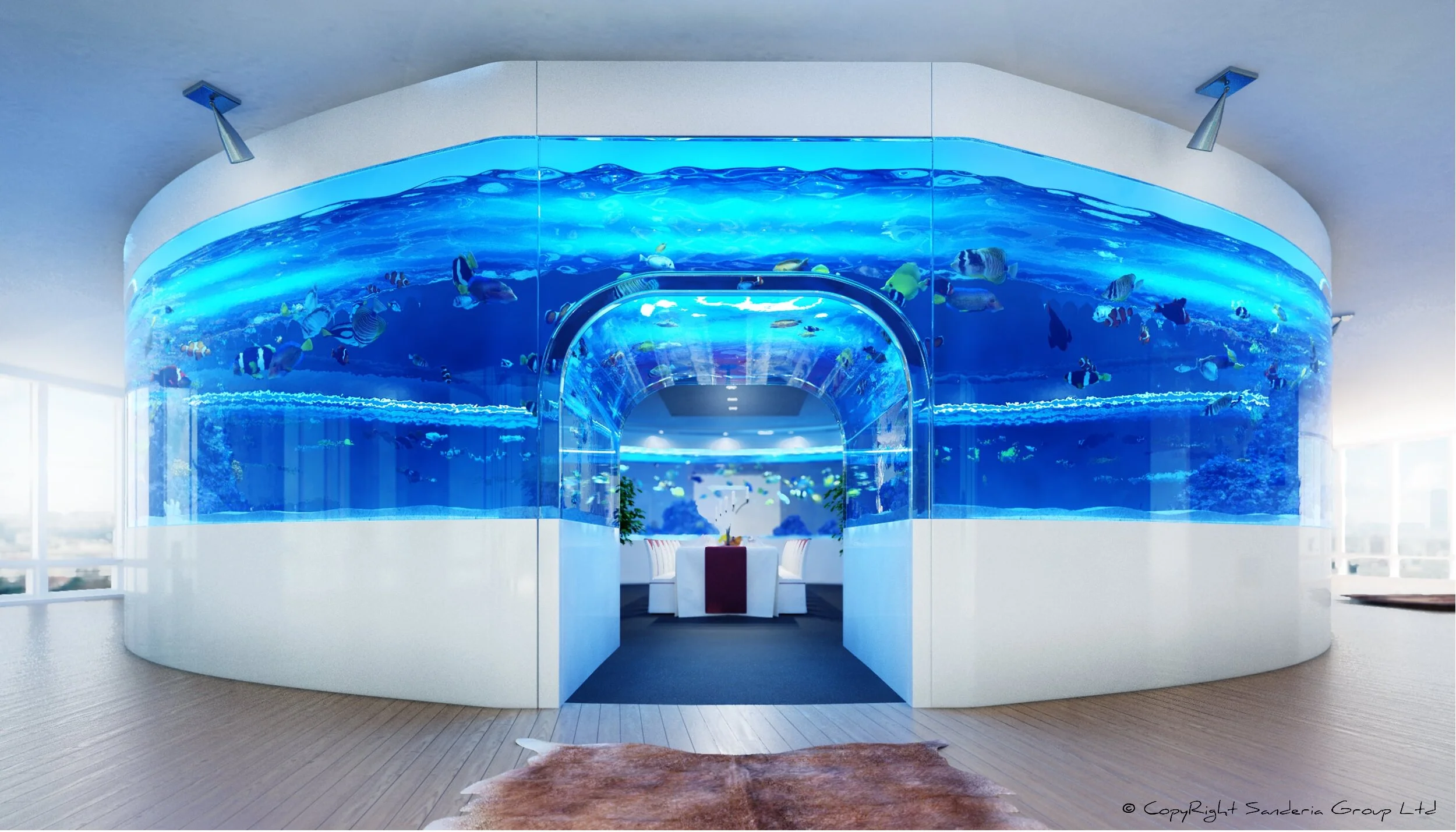 Large home built aquarium