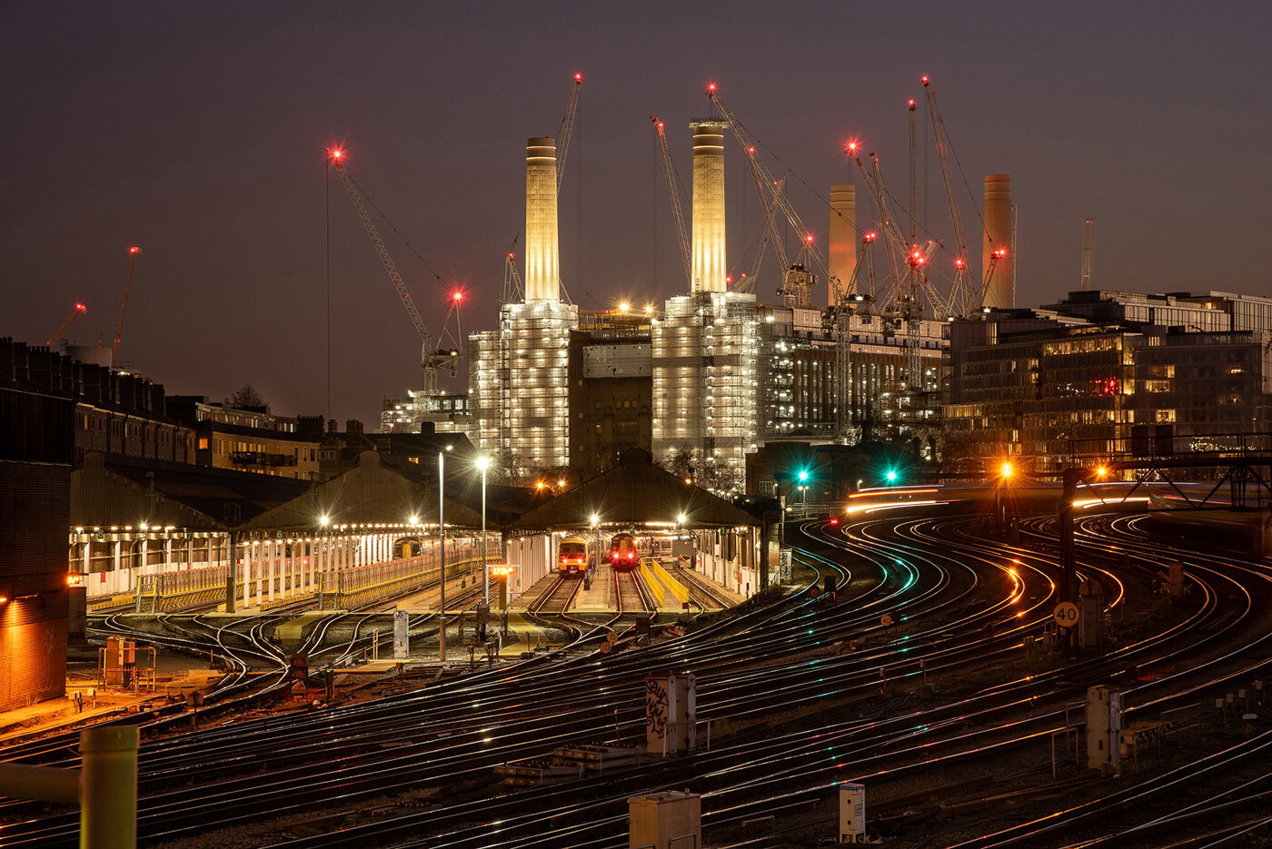 Battersea Power Station at Night