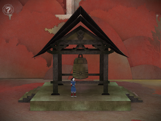 神社的大鐘,敲了之後似乎會發生什麼事...?