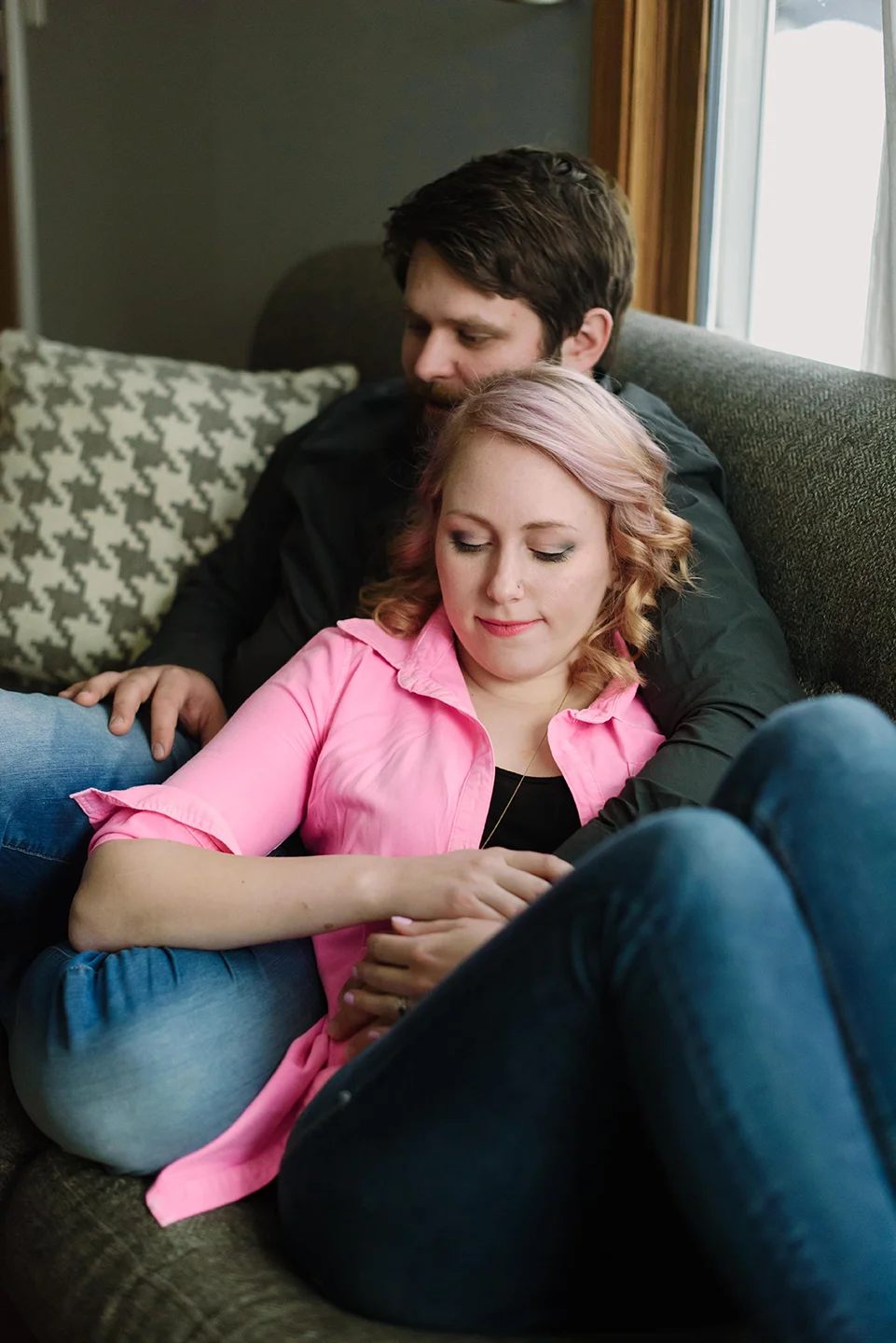 Bright pink is one of my favorite colors -- and a great way to break through the cool Minnesota winter tones! 