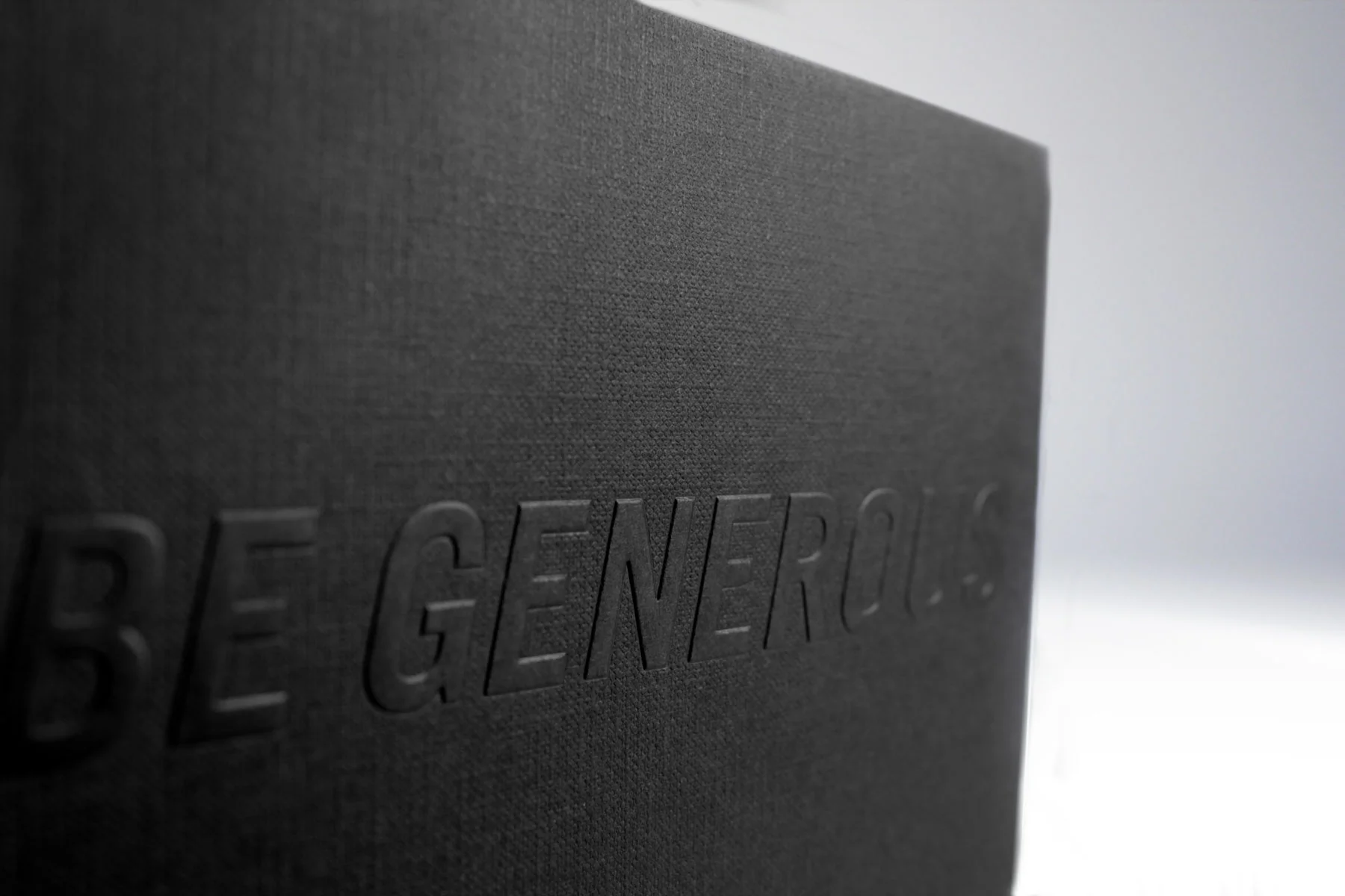 Be Generous Detail Shot