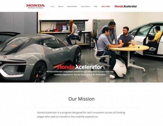 Honda Xcelerator Website