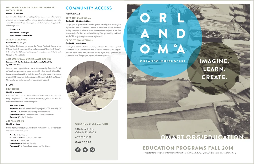 Orlando Museum of Art Rebrand — great big circle