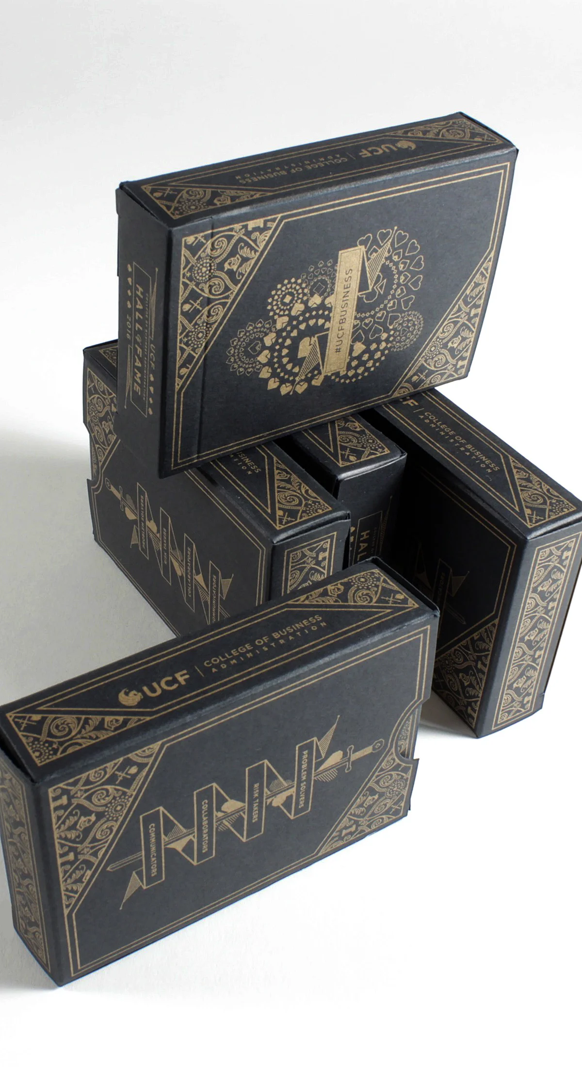 UCF Hall of Fame Event Playing Card Box