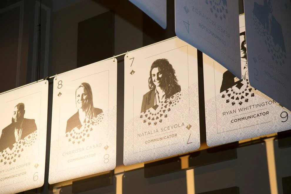 UCF Hall of Fame Event Large Hanging Cards