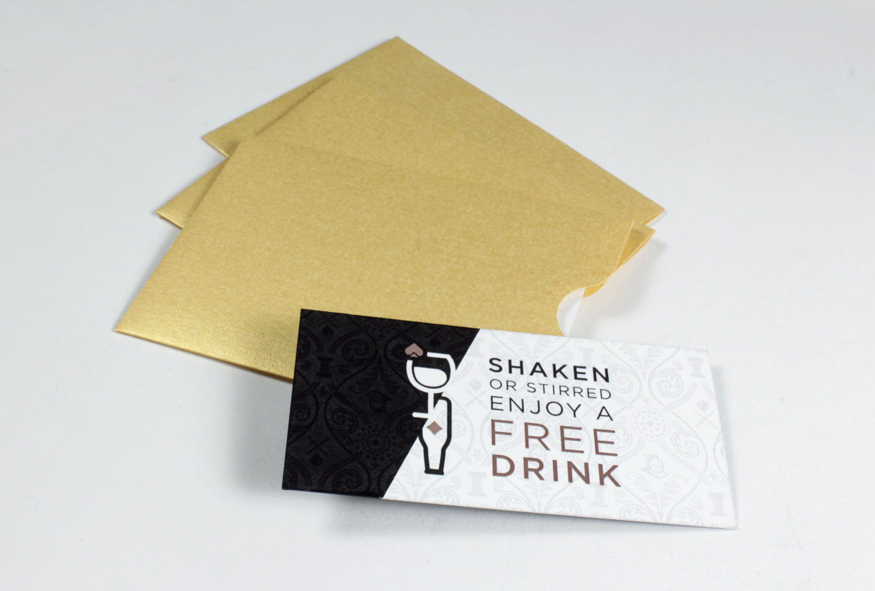 UCF Hall of Fame Event Mission Cards and Drink Ticket