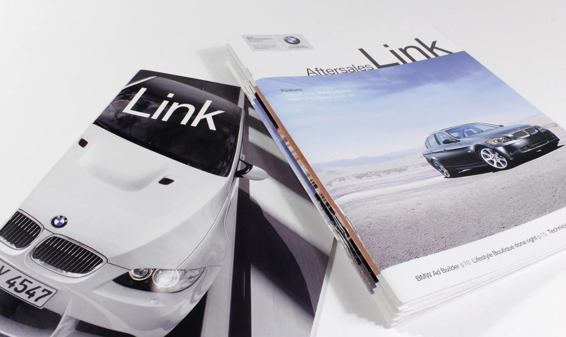 Cover detail of BMW Link Book Design