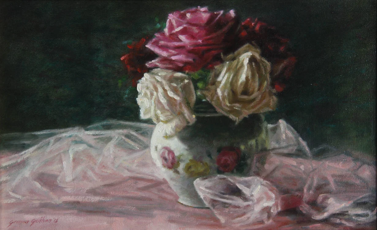 "Summer Bouquet" Oil on Canvas 10" x 16"