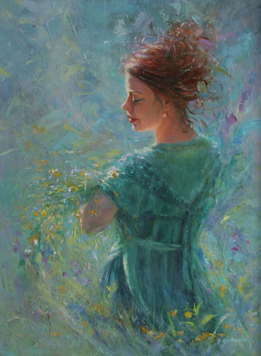 "Reverie " Oil on Canvas 16" x 12"