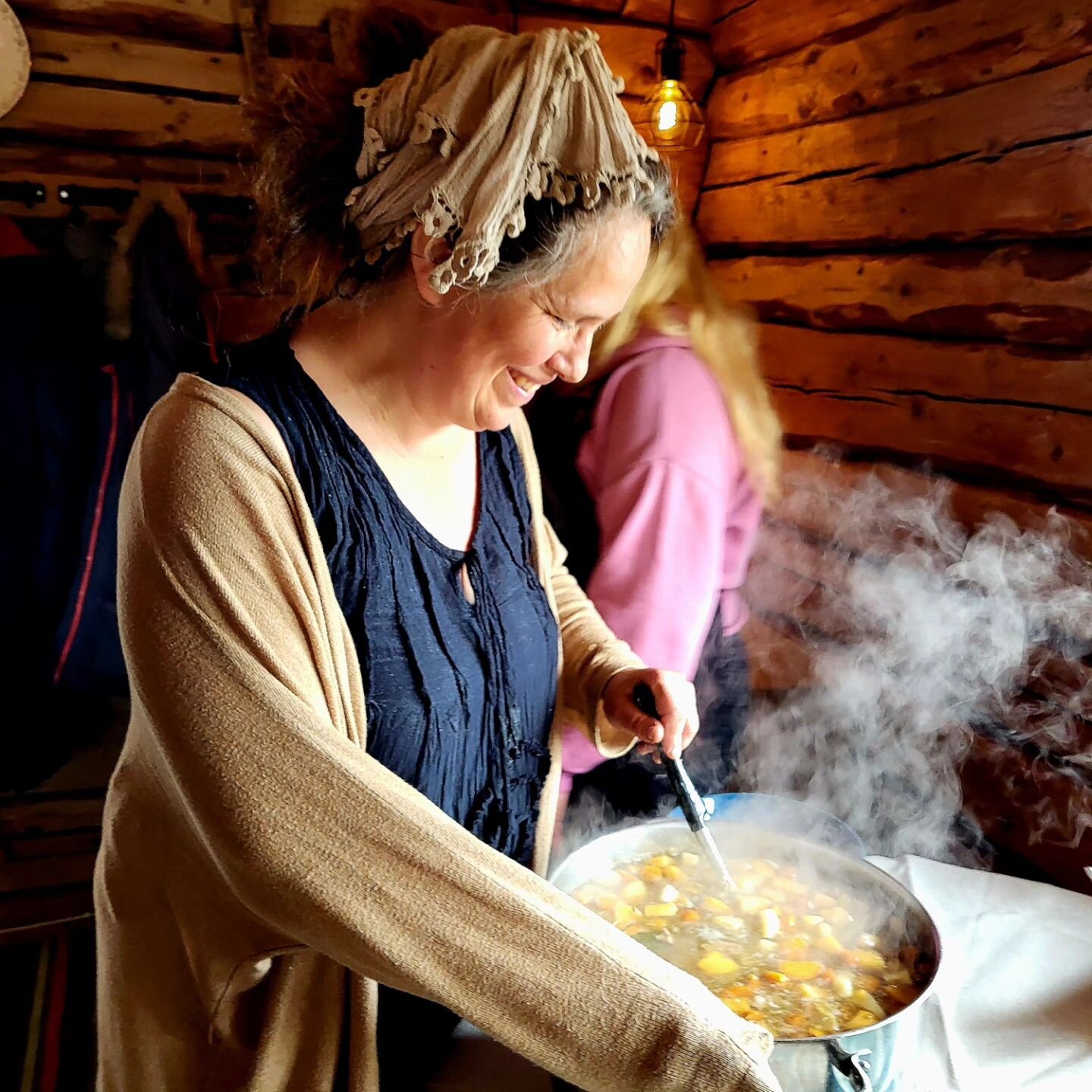 A heart-warming morning meeting  husband &amp; wife team Elin &amp; Carl Erik who showed us round their biodynamic farm before dishing out generous bowls of steaming lamb stew &amp; freshly baked cardamon sugar buns. The stories were fascinating &amp