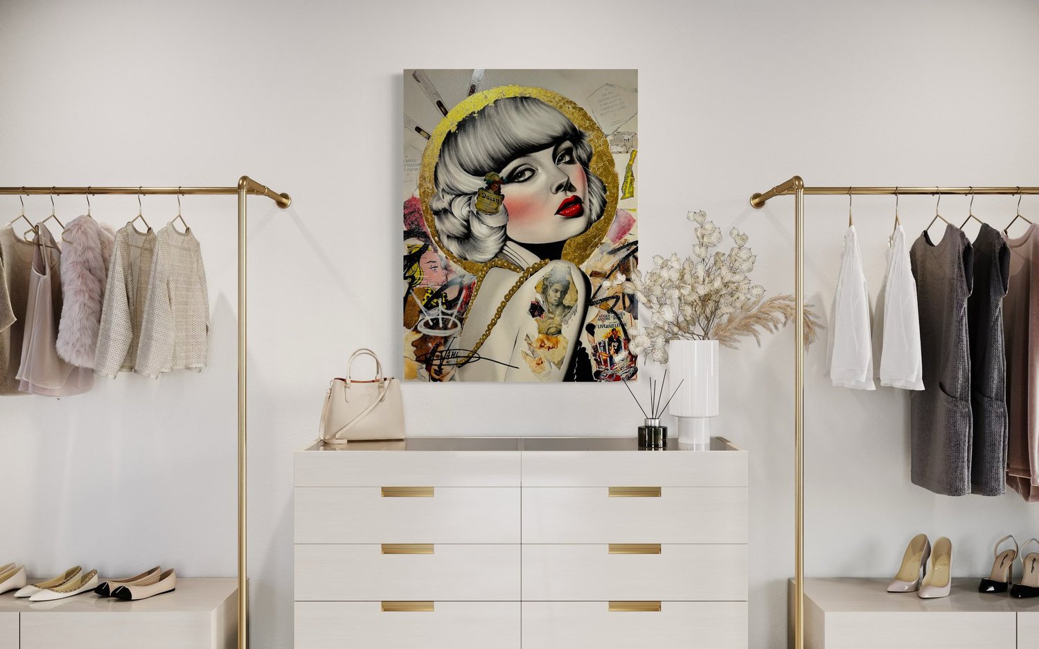 Modern Muse: Vintage Glamour fine art print