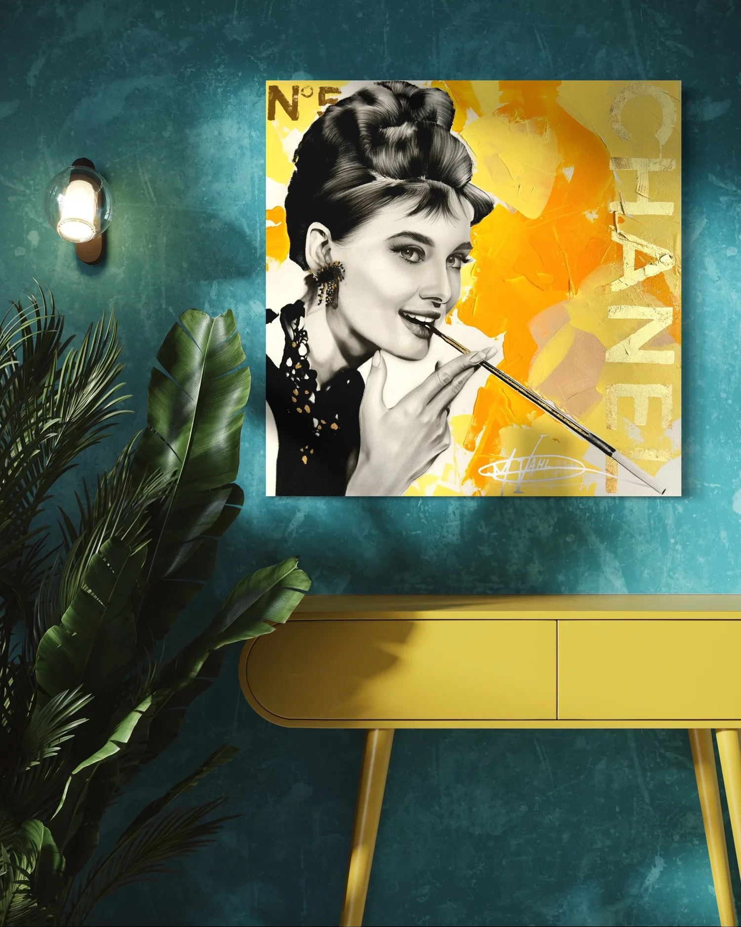 Audrey Hepburn Acrylic Portrait | Elegant Limited Edition by Art