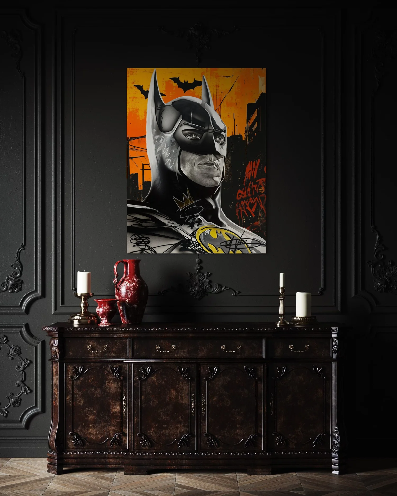 Gotham Grit Batman fine art print