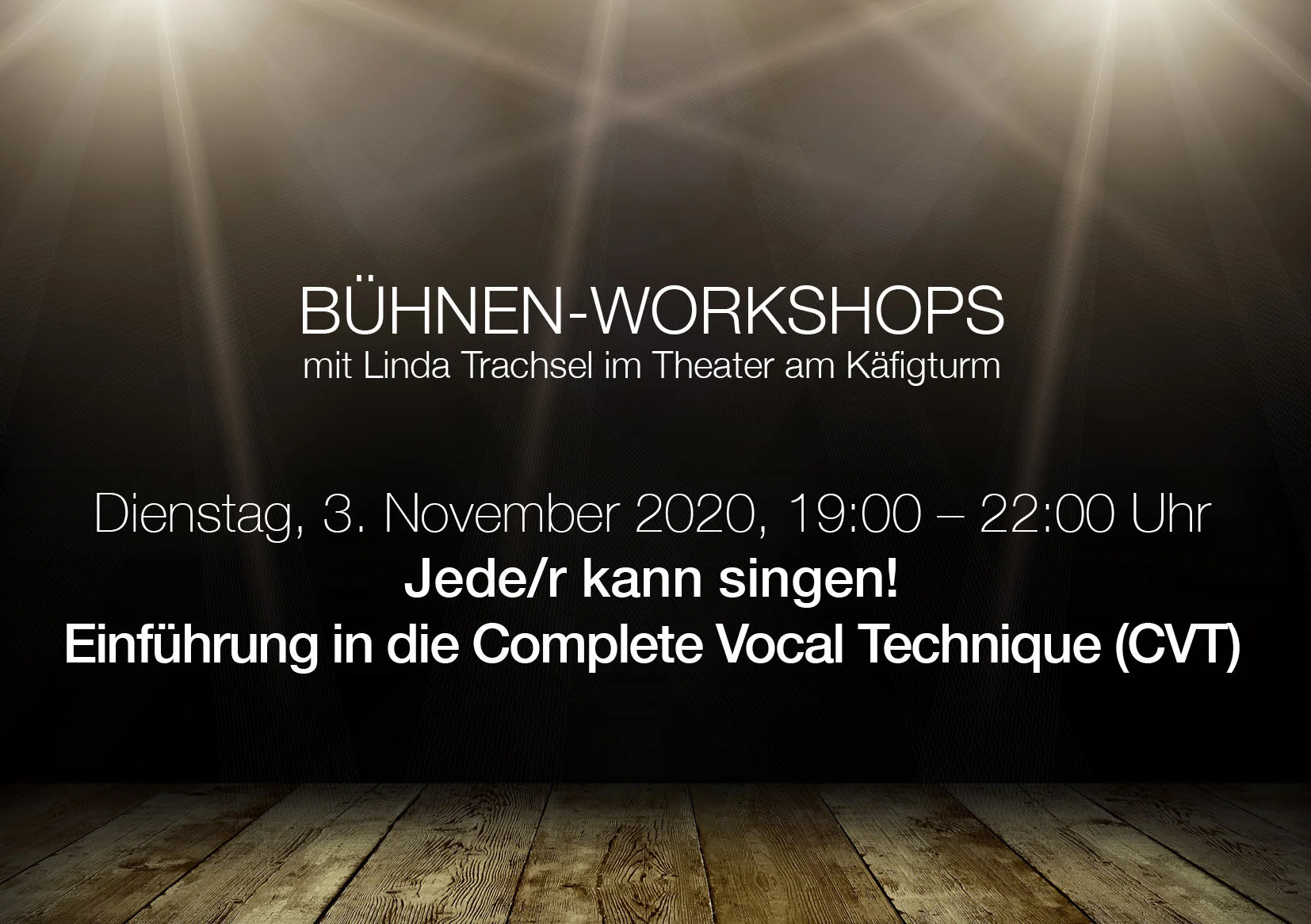 "Jede/r kann singen" - Einführung in CVT in Bern