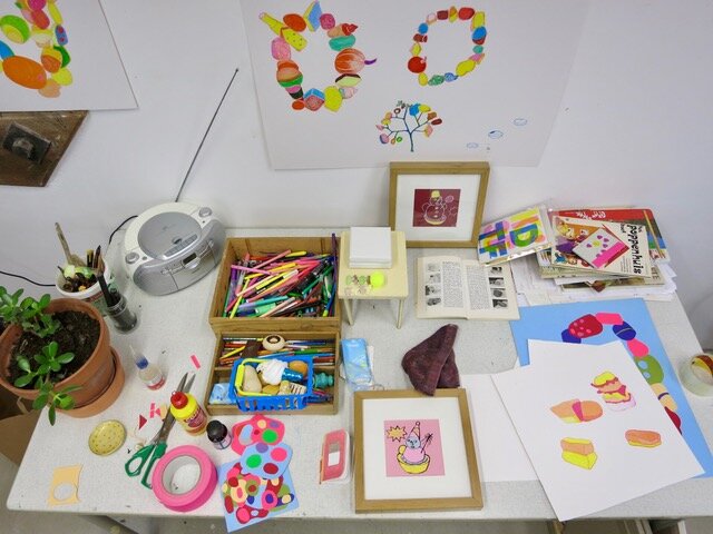 Odette Muijsers her work table right now .jpeg