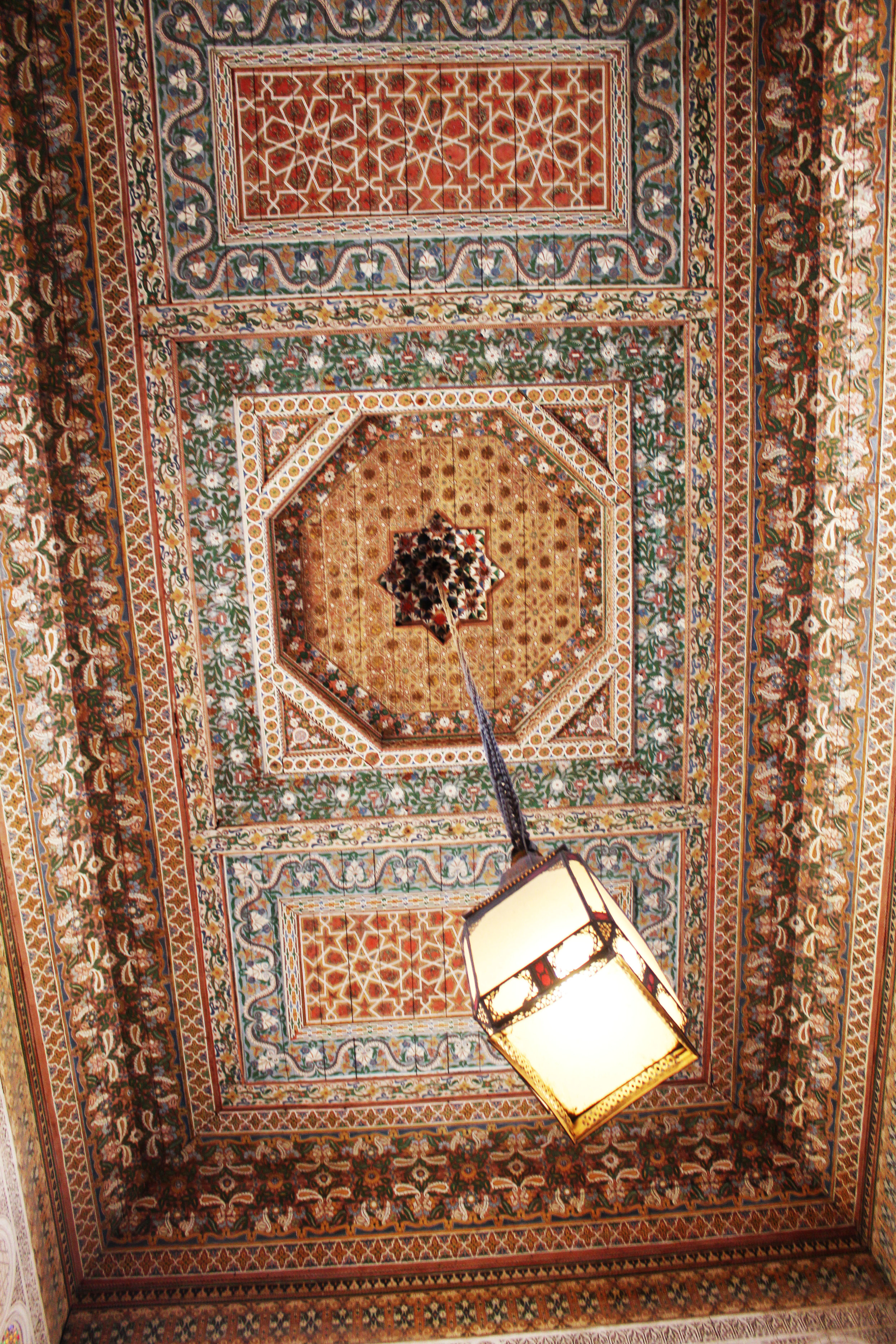 Beautiful details on the palace ceiling. Photo by Lauren Martin.