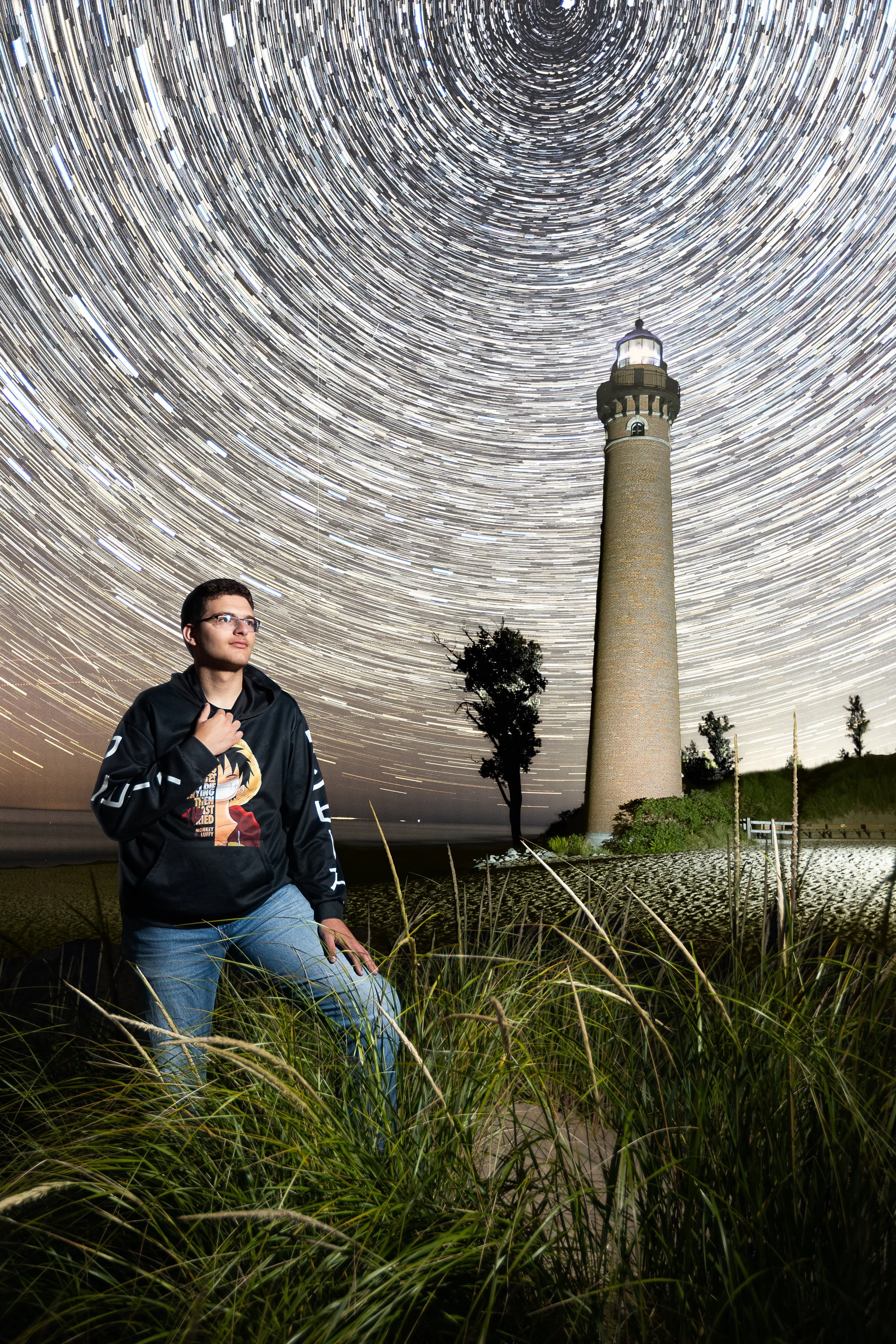 Star Trails Portrait