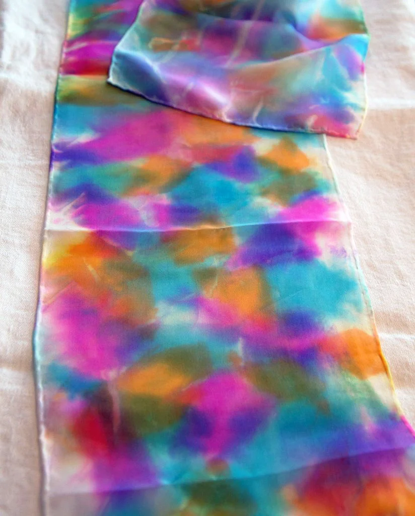 Ellen Scott- Silk Scarf Dying