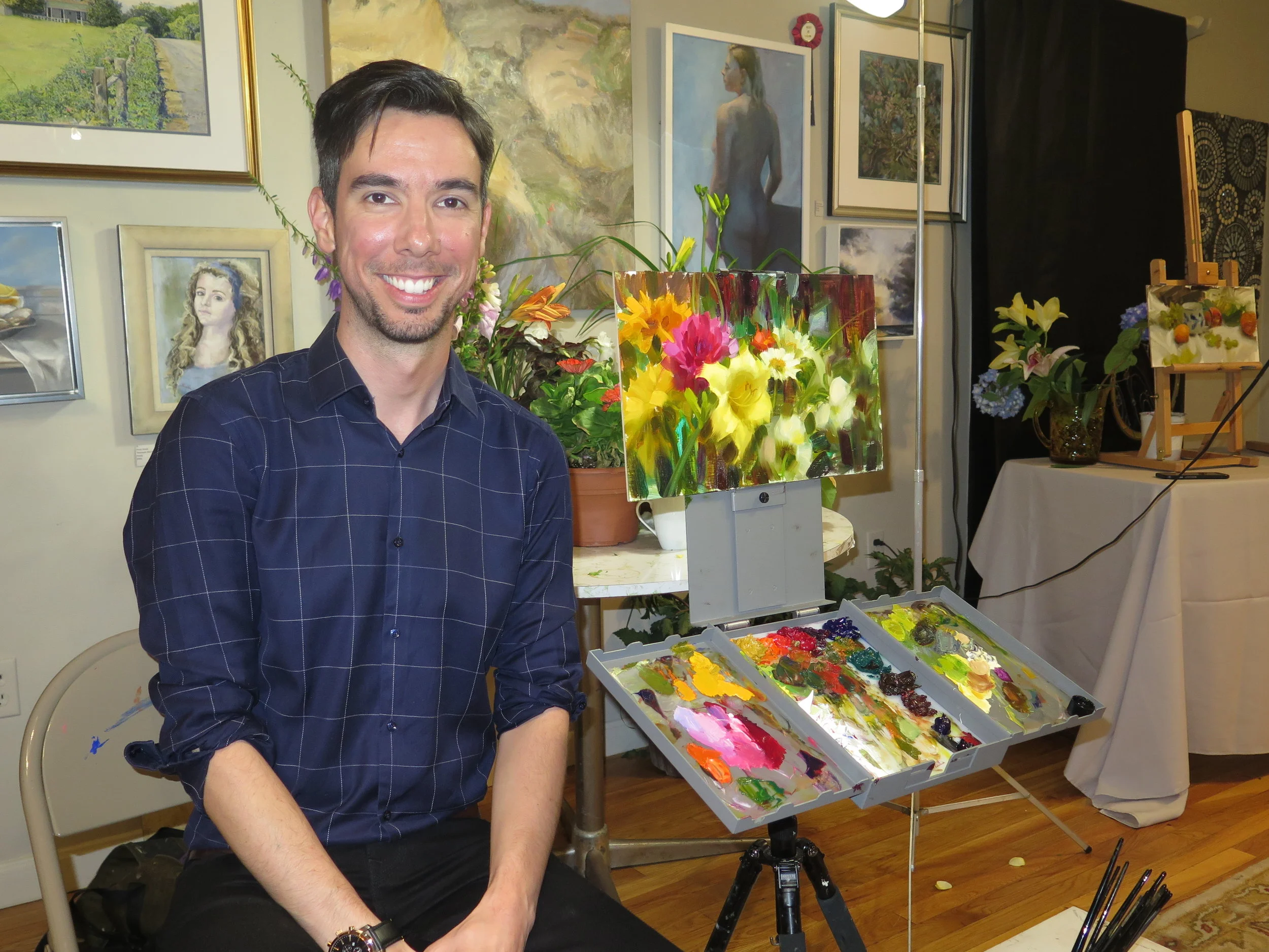 Oil Painting Demo with Daniel Keys