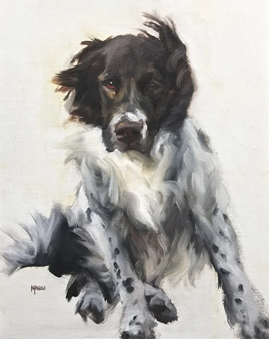 2024 Johanne Mangi- Animal Portraits- Oil in Studio 