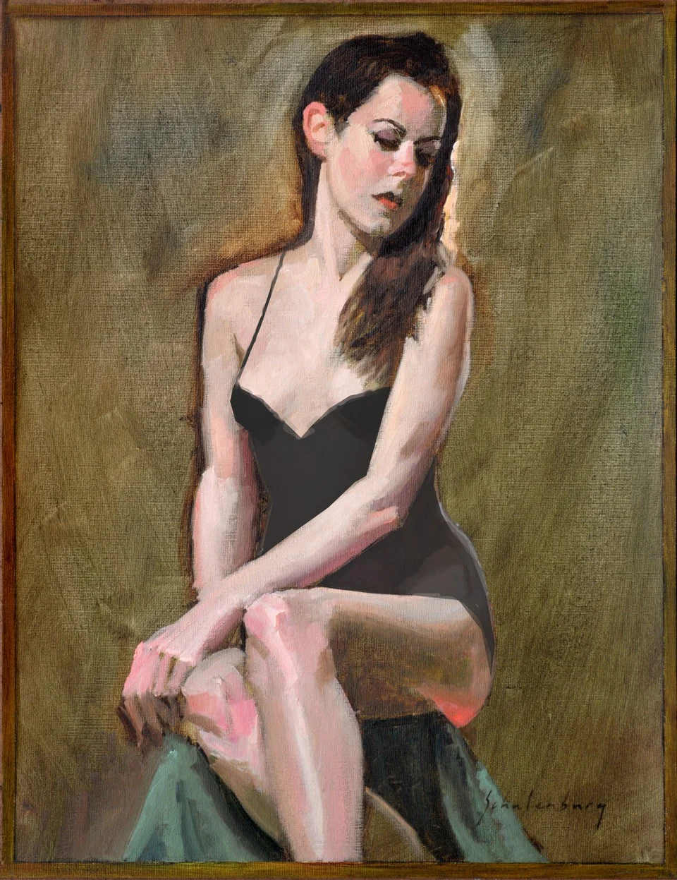 2020 Paul Schulenburg- Painting the Model- Oil
