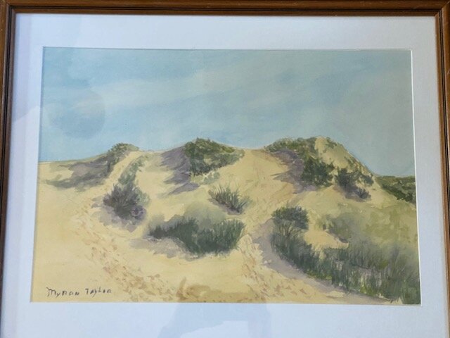 Myron Taylor "On the Island" Watercolor $450