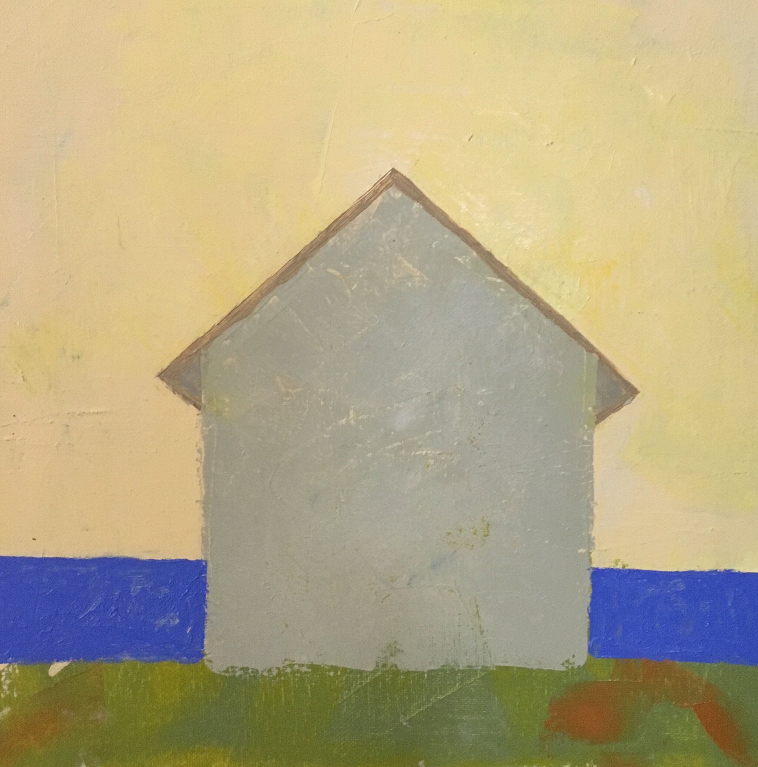 Jan Sidebotham "Yellow Sky" oil $250