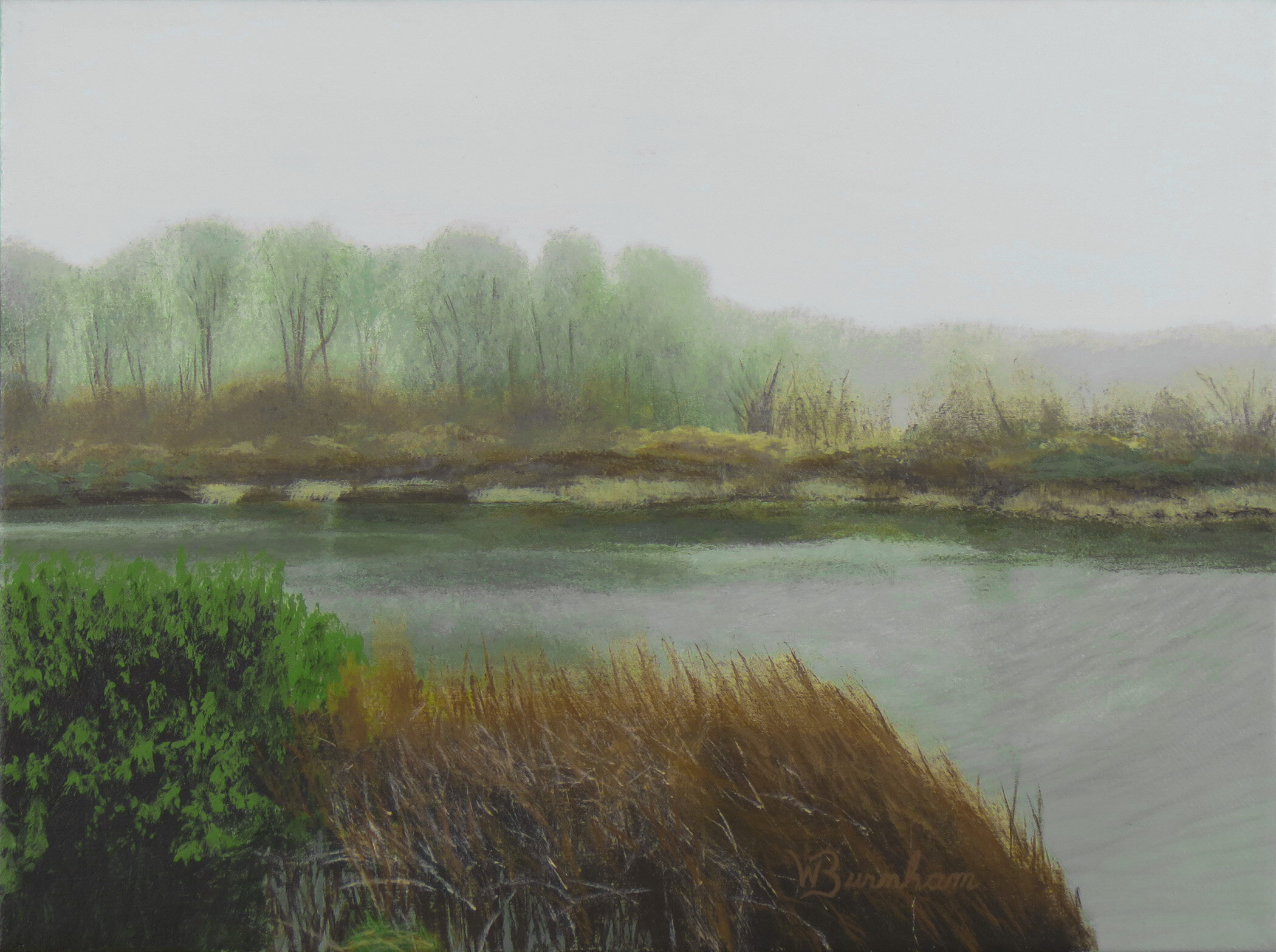 William Burnham "Early Spring Morn" Acrylic $525