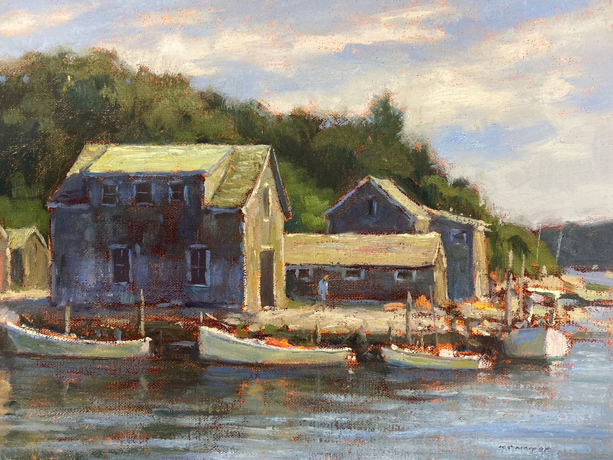 Steve Kennedy, Oil- Oyster River