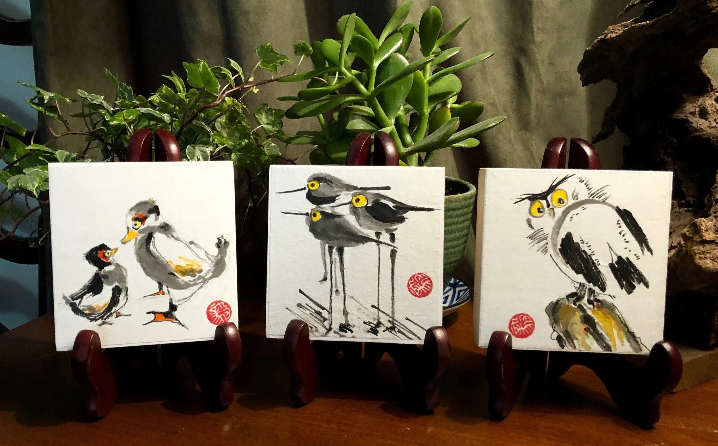 Marian Strangfeld, sumie-Little Birds