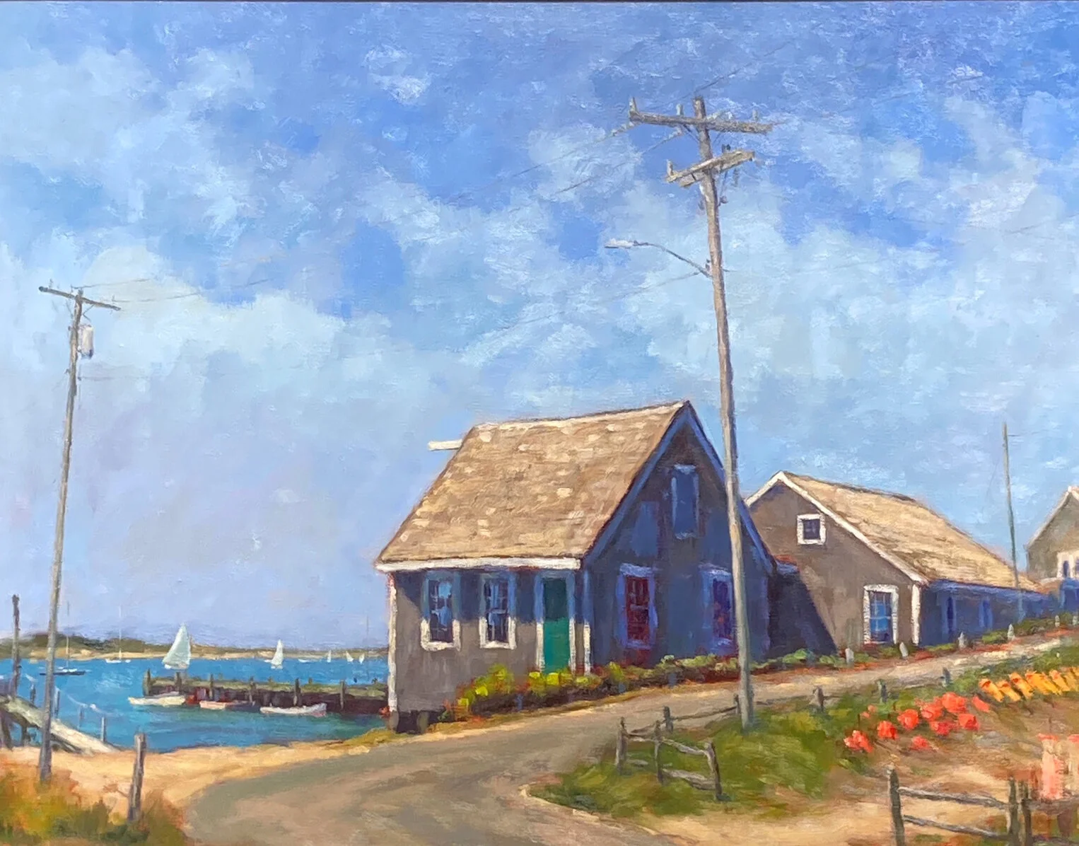 Steve Kennedy, Oil-Stage Harbor Morning