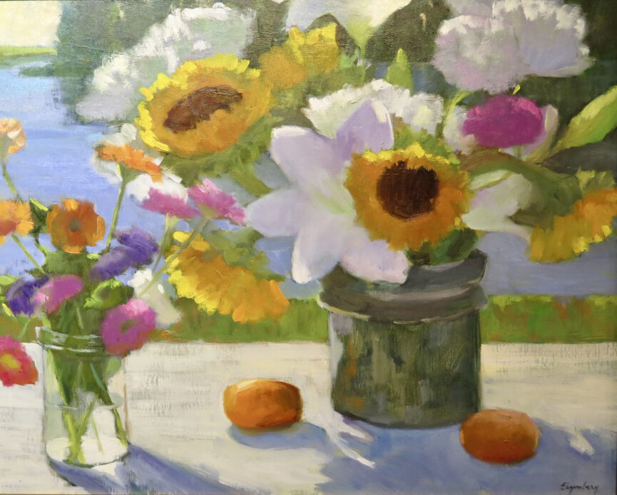 Maryalice Eizenberg,Oil-Pamet Picnic